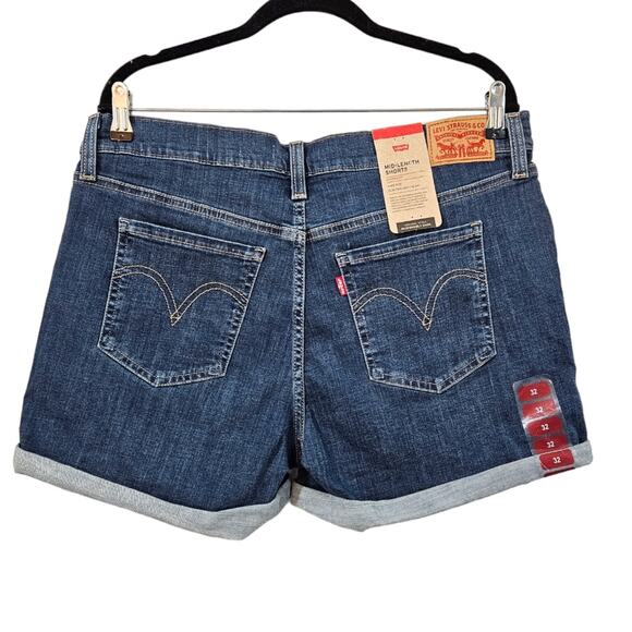 NWT Levi's Mid Length Shorts Size 32 - Picture 8 of 9
